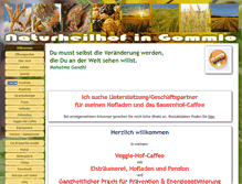 Tablet Screenshot of naturheilhof-gommlo.de